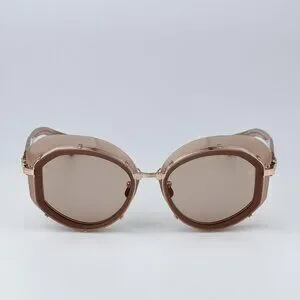 Balmain BRIGITTE BPS-129C-53 Women BRAND NEW Sunglasses Titanium Nude Gold Brown Balmain | Accessories | Balmain Brigitte Bps29c53 Women  main image 4